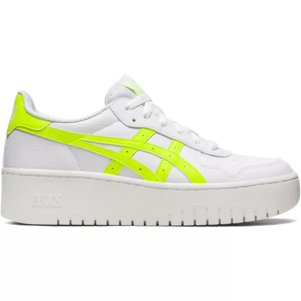 ASICS Womens Japan S PF Sportstyle ShoesWhiteSafety Yellow