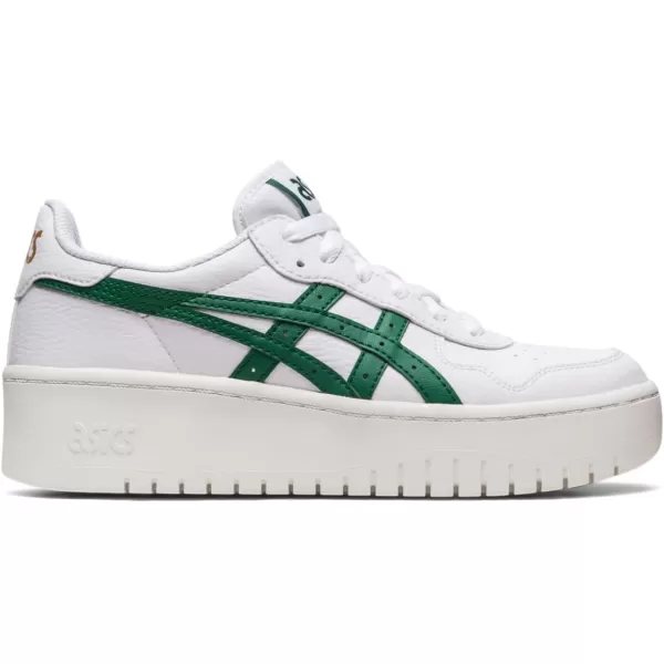 ASICS Womens Japan S PF Sportstyle ShoesWhiteShamrock Green