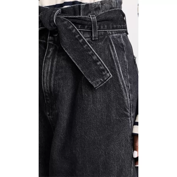 ASKK NY Womens High Rise Cargo JeansStone