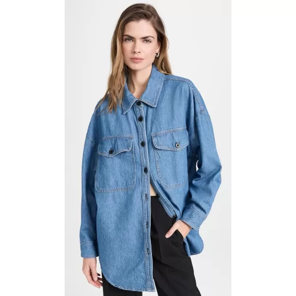 ASKK NY Womens Jackson Denim Shirt JacketJackson