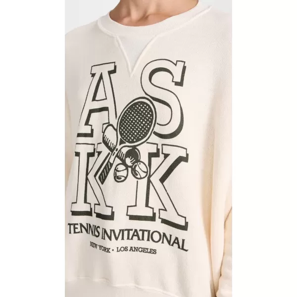 ASKK NY Womens Printed SweatshirtTennis