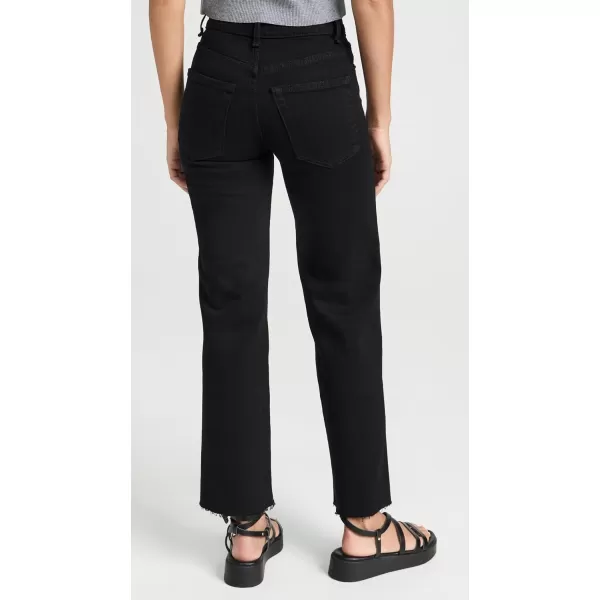 ASKK NY Womens Slim Crop JeansBlack Resin