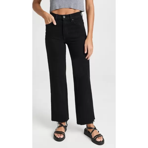 ASKK NY Womens Slim Crop JeansBlack Resin