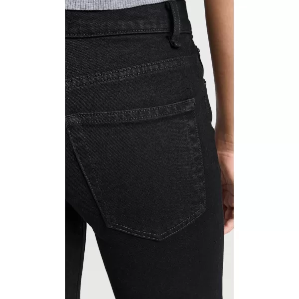 ASKK NY Womens Slim Crop JeansBlack Resin