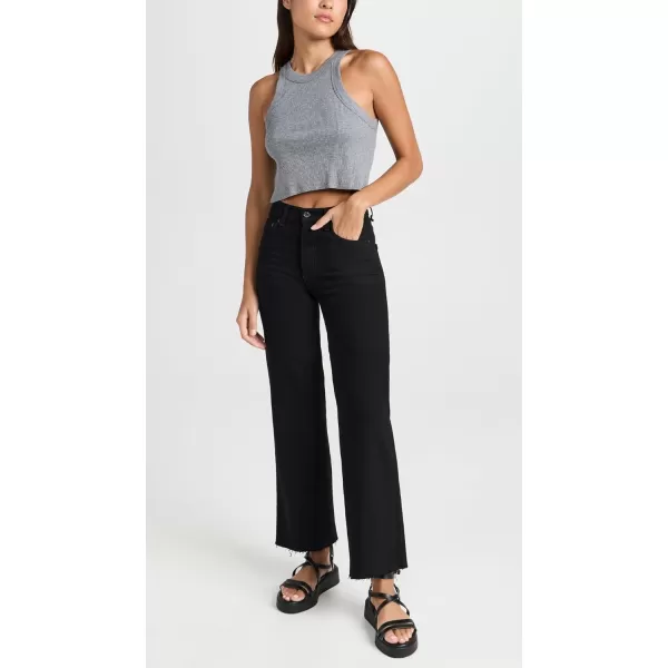 ASKK NY Womens Slim Crop JeansBlack Resin