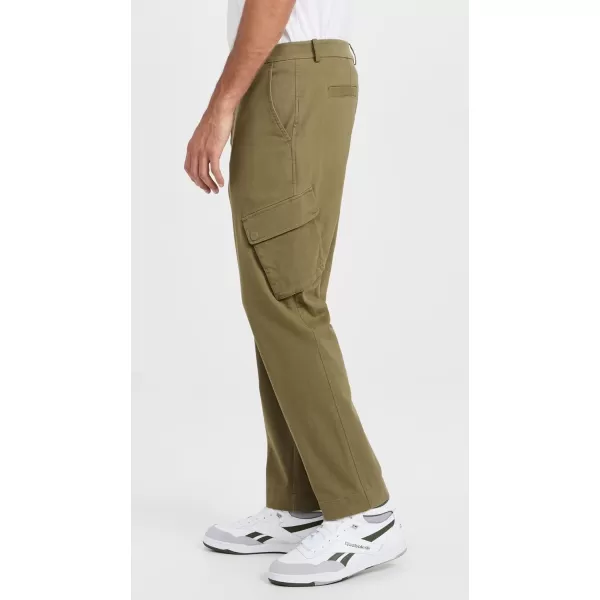 ATM Anthony Thomas Melillo Mens Washed Cotton Twill Cargo PantsOil Green