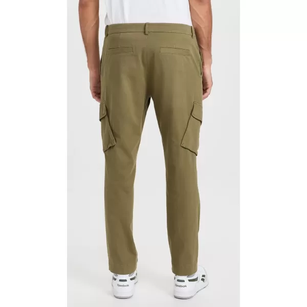 ATM Anthony Thomas Melillo Mens Washed Cotton Twill Cargo PantsOil Green