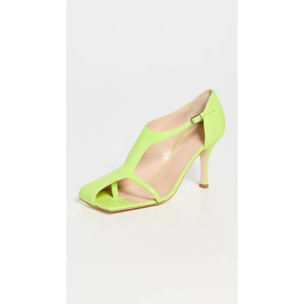 AWAKE MODE Womens Gemma Asymmetric PumpsAcid Green