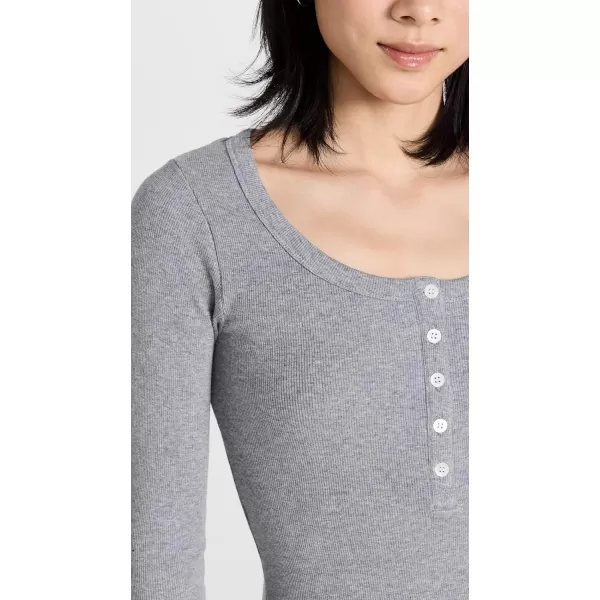 AYR Womens High Roller HenleyHeather Grey