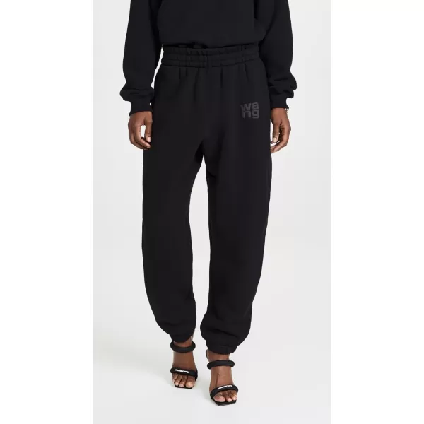 Alexander Wang Womens Essential Terry Classic SweatpantsBlack