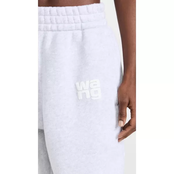 Alexander Wang Womens Essential Terry Classic SweatpantsLight Heather Grey