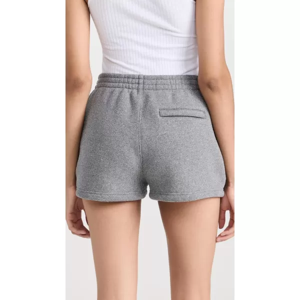 Alexander Wang Womens Glitter Essential Terry SweatShorts with Puff LogoSidewalk