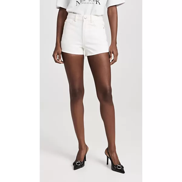 Alexander Wang Womens Shorty High Rise ShortsVintage White