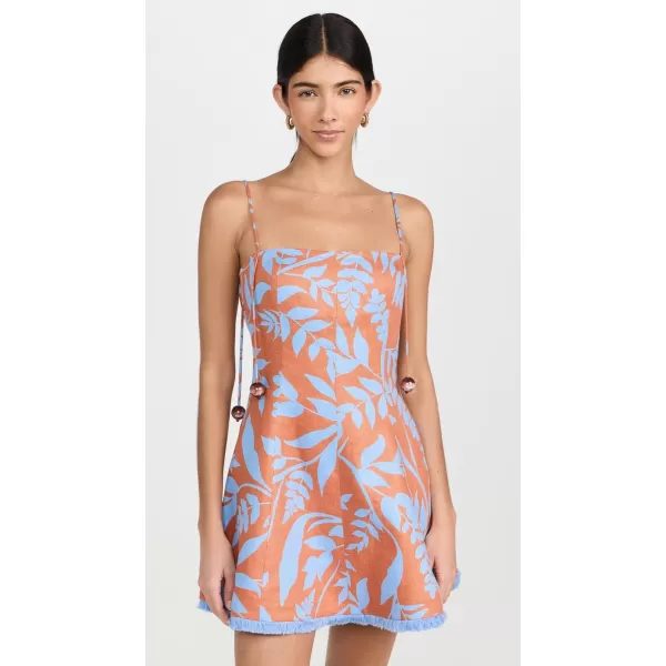 Alexis Womens Christy DressBlue Leaf