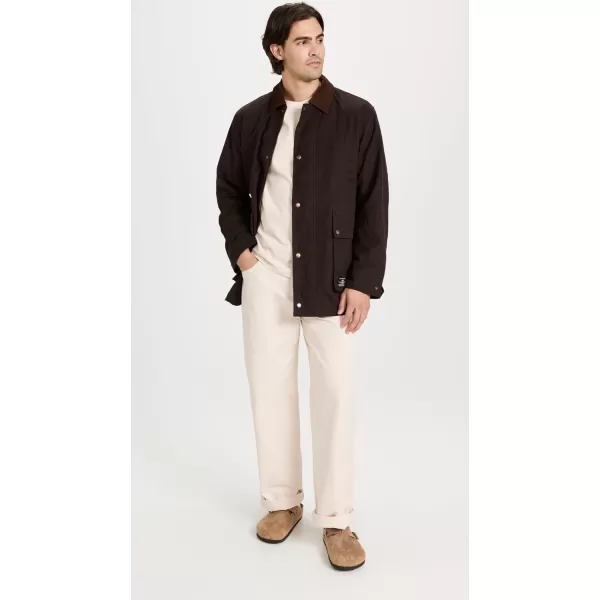 Alpha Industries Mens Waxed Cotton Car CoatChocolate