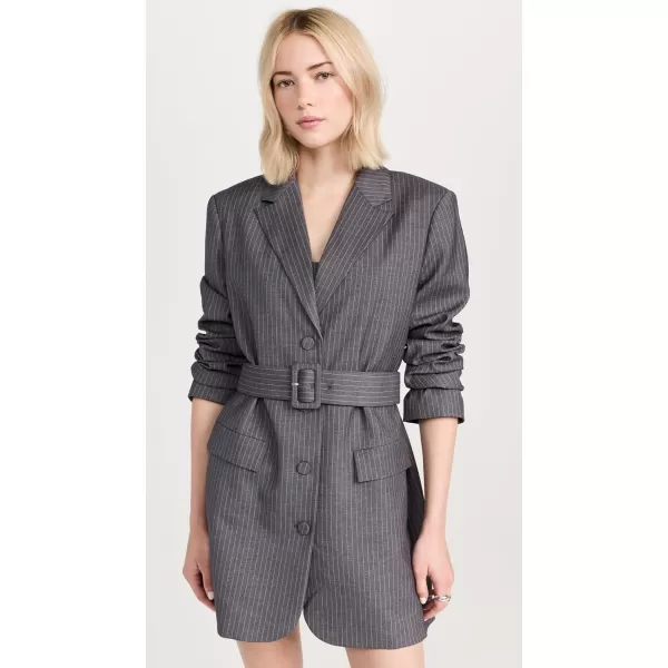 Amanda Uprichard Womens Meritt BlazerEton Pinstripe