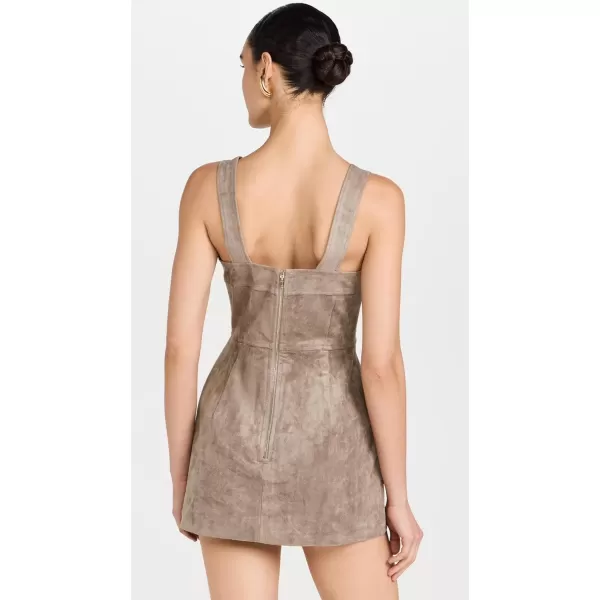 Amanda Uprichard Womens Yorke Skort RomperTaupe