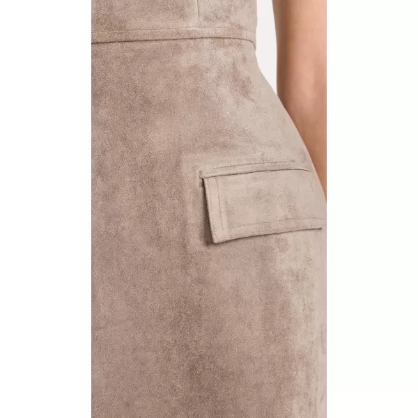 Amanda Uprichard Womens Yorke Skort RomperTaupe