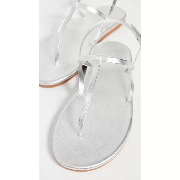 Ancient Greek Sandals Womens Lito Flip FlopsAll Silver