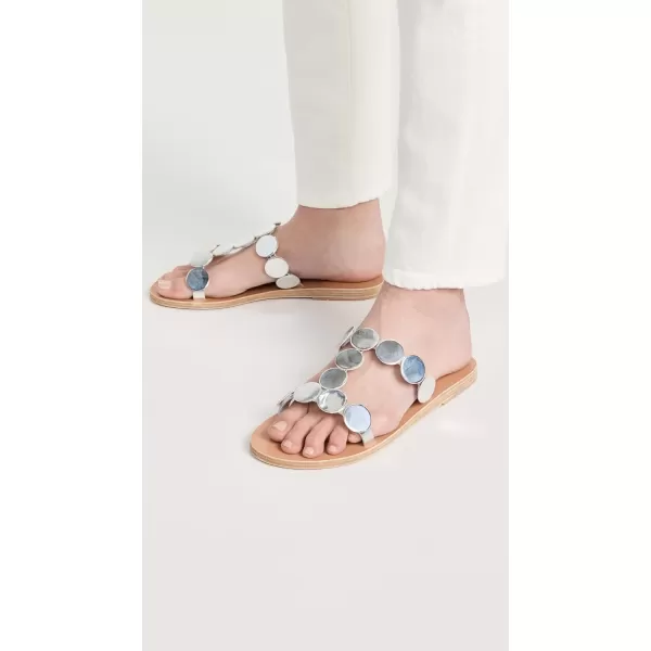 Ancient Greek Sandals Womens Uranos SandalsSilver