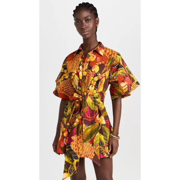 Andrea Iyamah Womens Shanti RomperKola Print