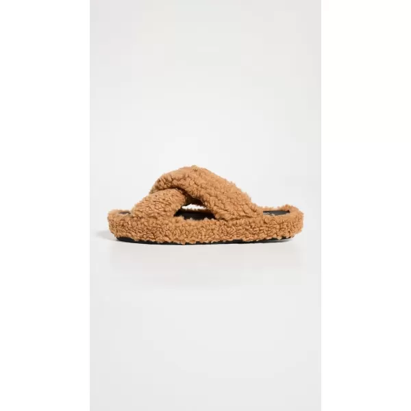 Apparis Womens Biba Luxe Teddie SlippersHazelnut