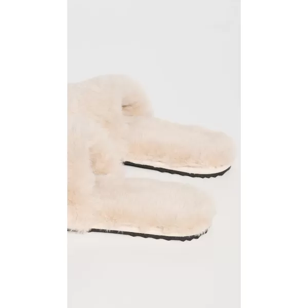 Apparis Womens Diana Faux Fur SlippersLatte