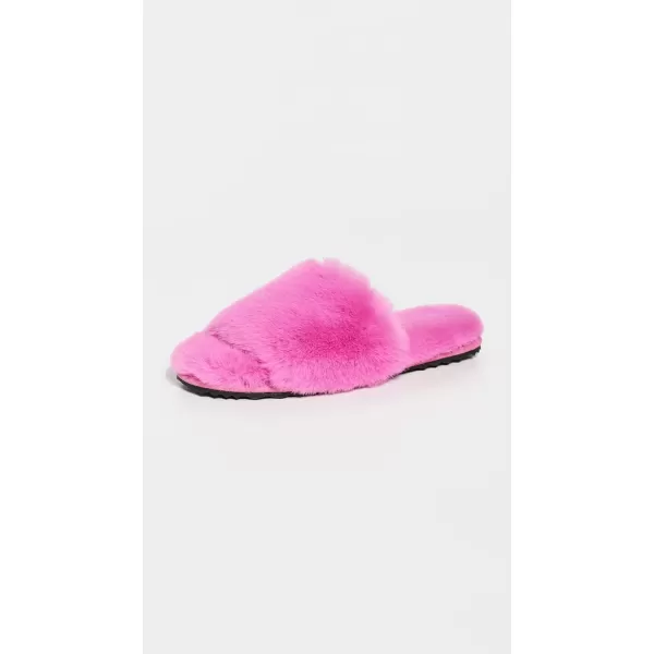 Apparis Womens Diana Faux Fur SlippersSugar Pink