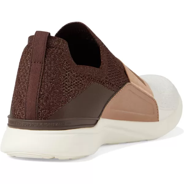 Athletic Propulsion Labs APL Womens Techloom Bliss SneakerMetallic ChocolateAlmondIvory