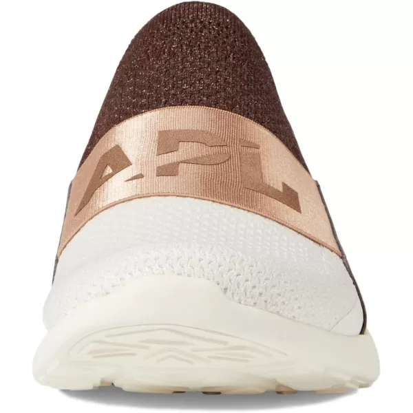 Athletic Propulsion Labs APL Womens Techloom Bliss SneakerMetallic ChocolateAlmondIvory