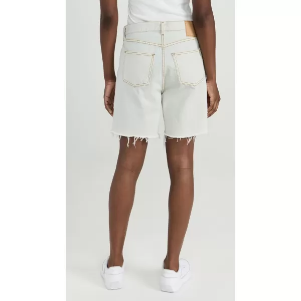 B Sides Womens Cut Off ShortsTile White