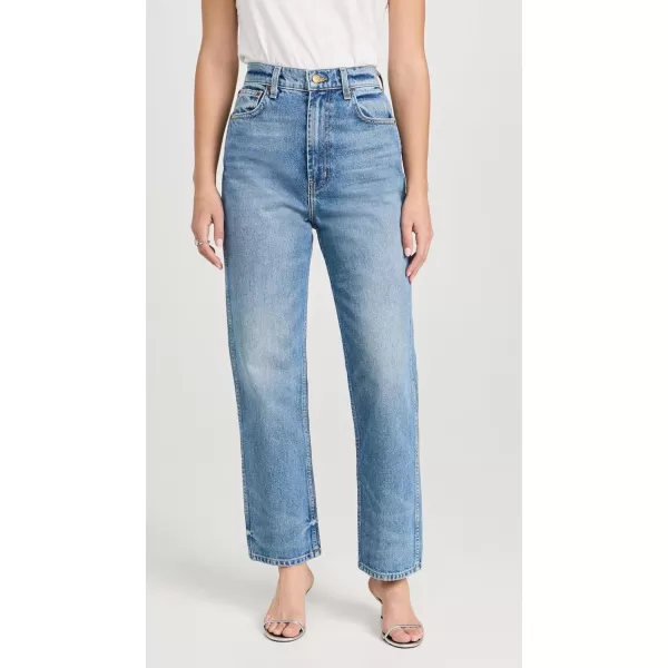 B Sides Womens Plein High Straight JeansBrit Wash