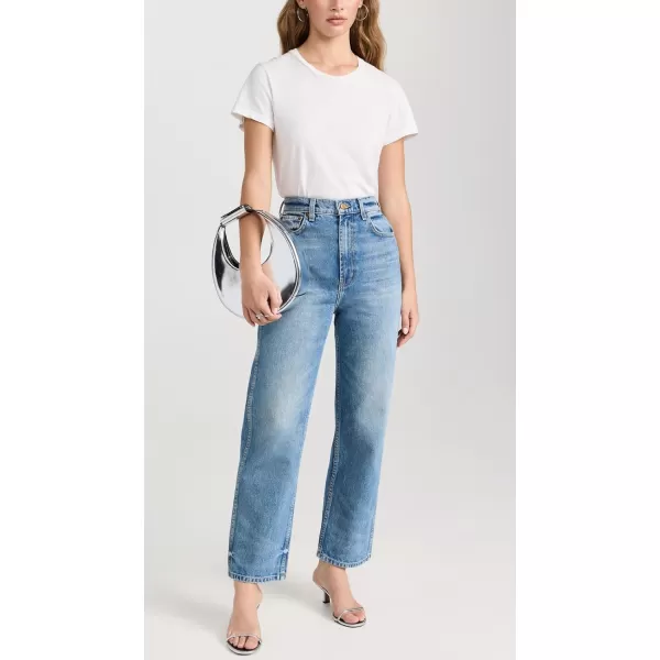 B Sides Womens Plein High Straight JeansBrit Wash