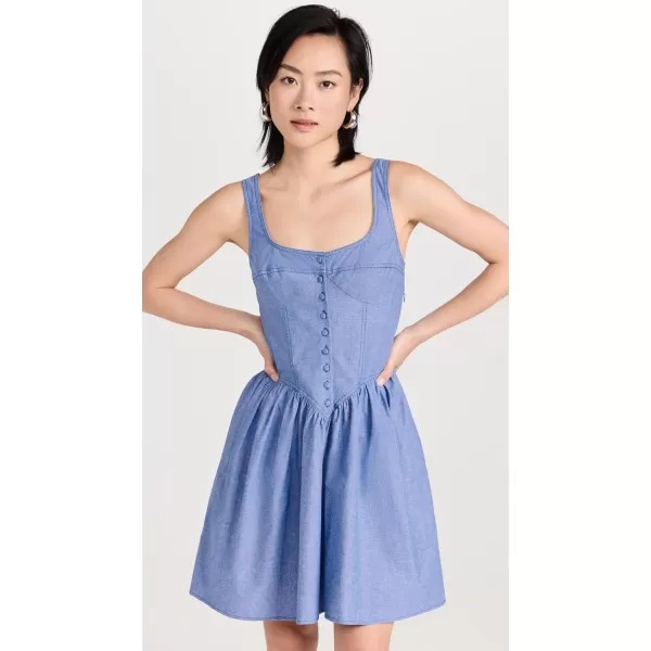 BAUM UND PFERDGARTEN Womens Alizay DressChambray Blue