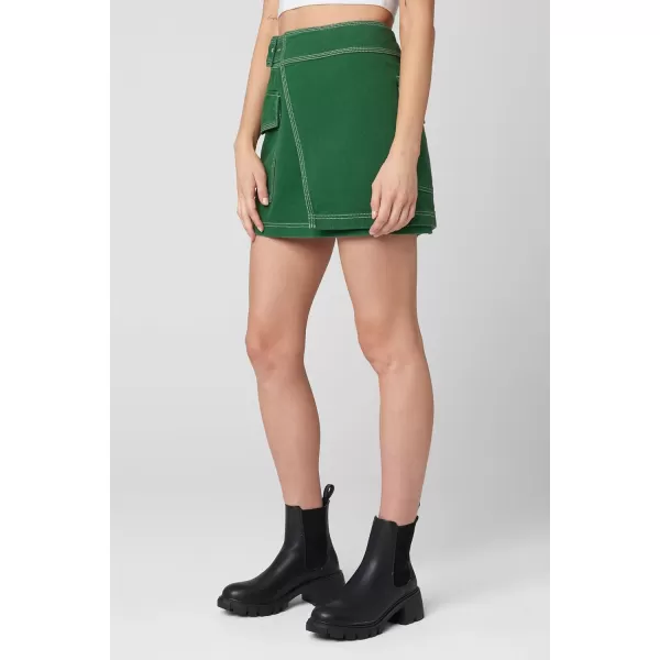 BLANKNYC Womens Belted Cargo Twill Mini SkirtBig Spin