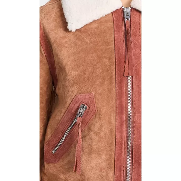 BLANKNYC Womens Caramel Sauce Leather JacketCaramel Sauce