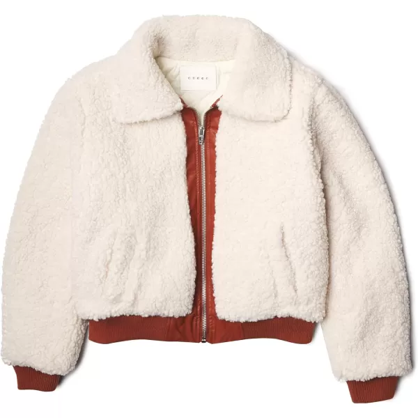 BLANKNYC womens Luxury Clothing Sherpa Jacket Comfortable amp Stylish CoatMarshmallow