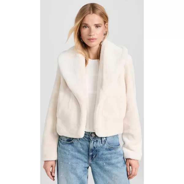 BLANKNYC womens Womens Faux Fur JacketSnow Queen