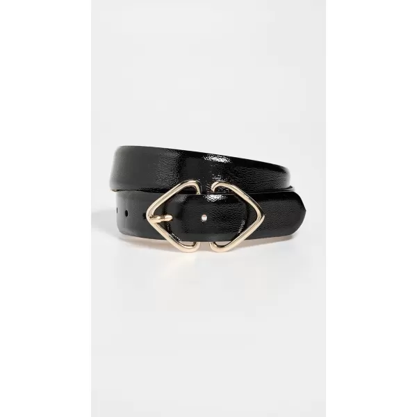 BLow The Belt Womens Livia Gloss BeltBlack Gold