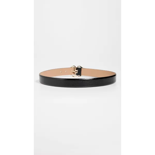 BLow The Belt Womens Livia Gloss BeltBlack Gold