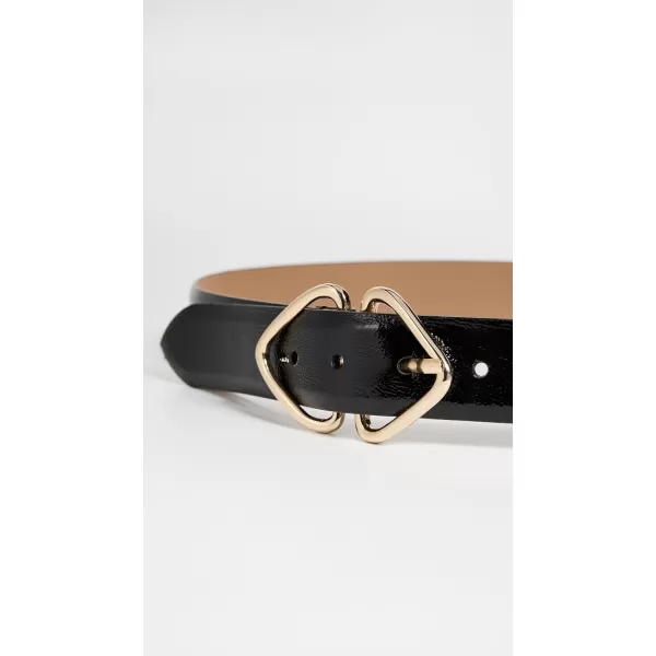 BLow The Belt Womens Livia Gloss BeltBlack Gold