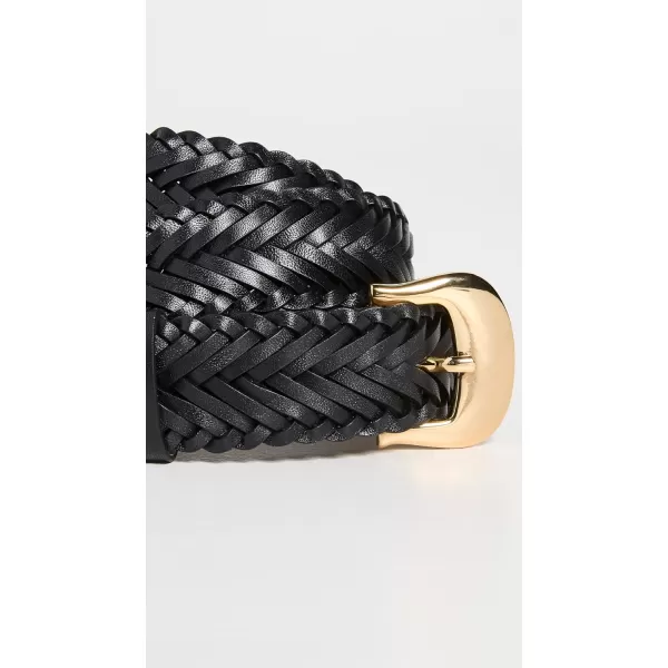 BLow The Belt Womens Talia Braid BeltBlack Gold