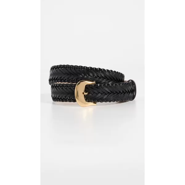 BLow The Belt Womens Talia Braid BeltBlack Gold