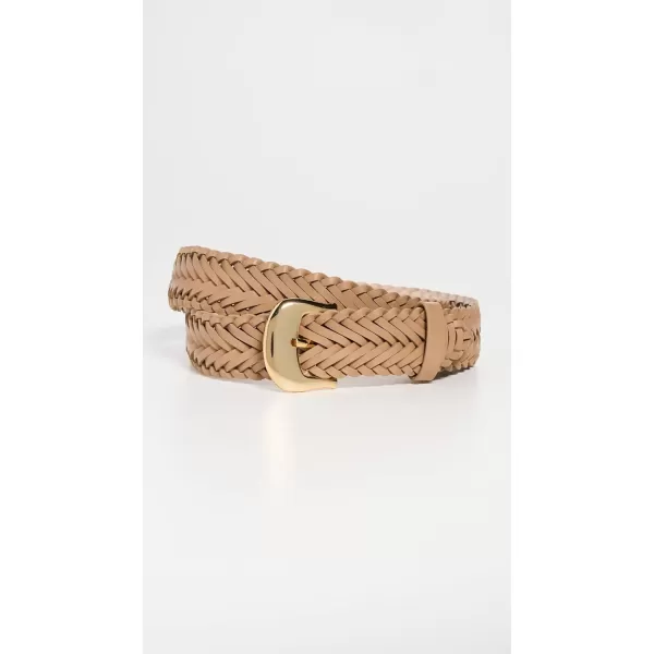 BLow The Belt Womens Talia Braid BeltCamel Gold