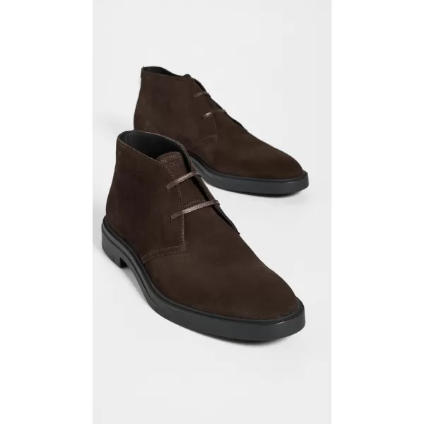 BOSS Hugo Boss Mens Calev Suede Desert BootsDark Brown