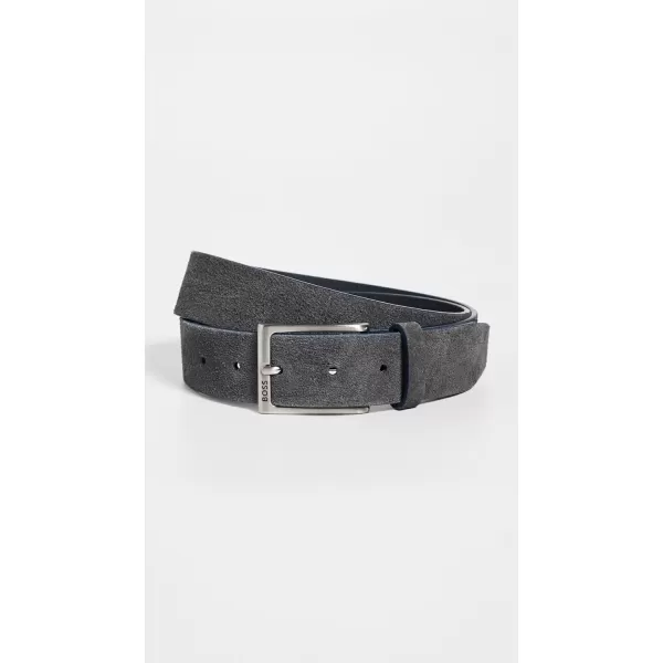 BOSS Mens Branded Buckle Suede Leather Casual BeltAdmiral Blue