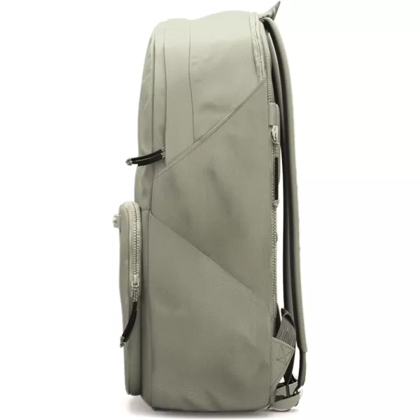 BREVITE The Backpack Casual daypack backpacks for every function Compact but spacious 18L aesthetic traveling backpack with laptop compartment TanGreen