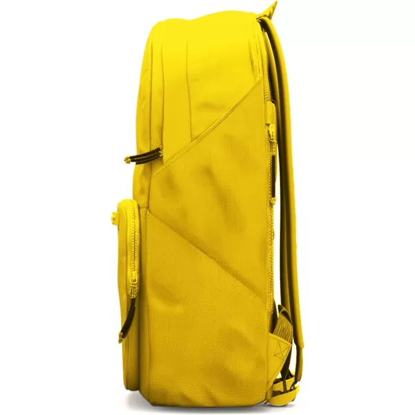 BREVITE The Backpack Casual daypack backpacks for every function Compact but spacious 18L aesthetic traveling backpack with laptop compartment TanYellow