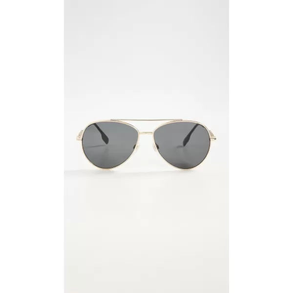 BURBERRY Classic Aviator SunglassesGold