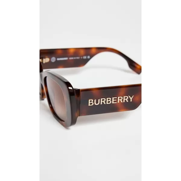 BURBERRY Womens Oversized Cat Eye SunglassesBrown